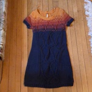 Sunset Knit Sweater-dress